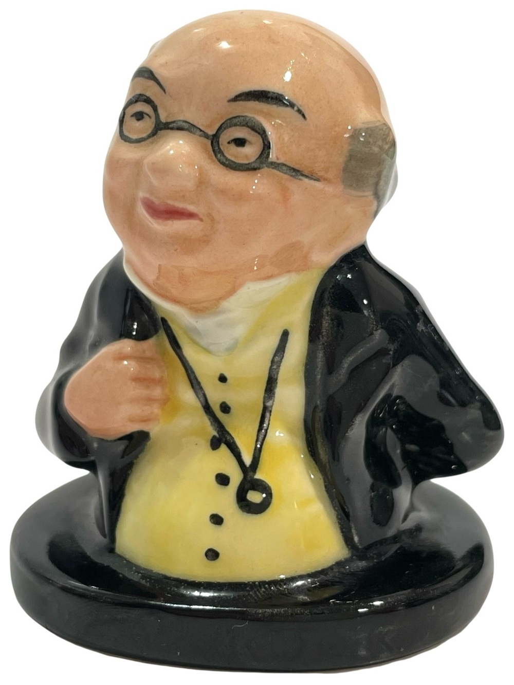 Vintage 1930s Royal Doulton Mr. Pickwick from Charles Dickens Small Ceramic Bust